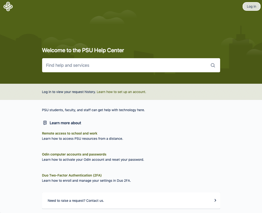 OIT Help Desk Support Portland State University